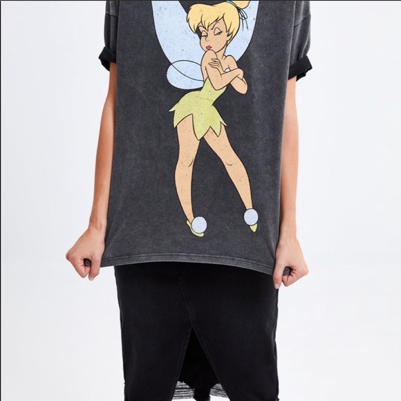 Euc Zara Tinkerbell Tshirt Sz 